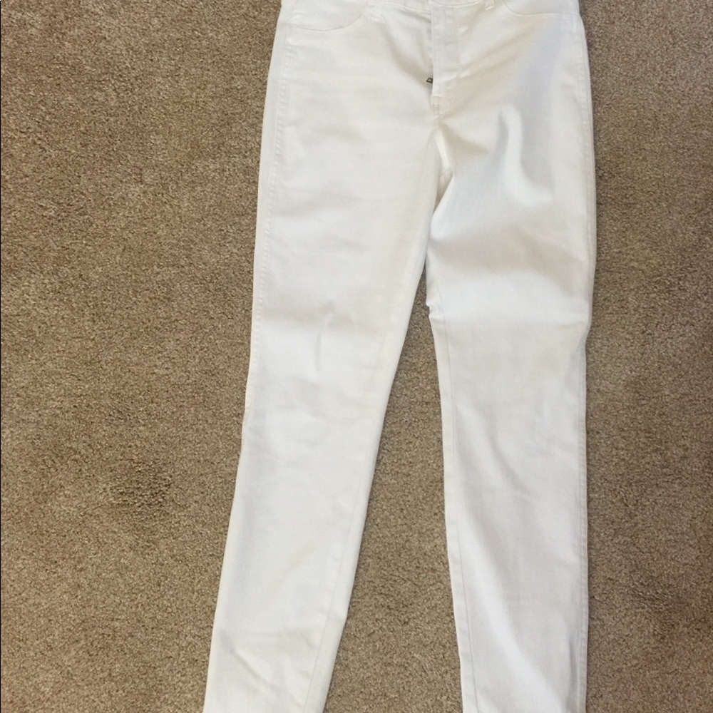 White jean pants Hand M